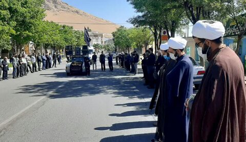 تصاویر/برپایی اقامه عزای سالروز شهادت امام صادق (ع) توسط اساتید و طلاب مدرسه علمیه بیجار