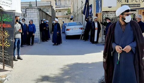 تصاویر/برپایی اقامه عزای سالروز شهادت امام صادق (ع) توسط اساتید و طلاب مدرسه علمیه بیجار