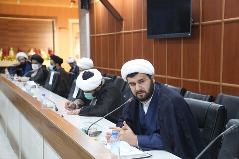 تصاویر/ نشست فوق‌العاده مدیران مدارس علمیه خوزستان