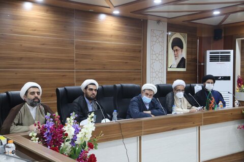 تصاویر/ نشست فوق‌العاده مدیران مدارس علمیه خوزستان