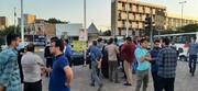 تصاویر/ تشویق به حضور حداکثری مردم در انتخابات توسط طلاب و دانشجویان تبریزی -۱