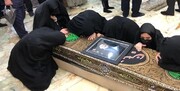 پیکر حجت‌الاسلام والمسلمین محتشمی‌پور در حرم حضرت عبدالعظیم به خاک سپرده شد