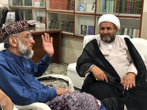 علامہ عارف حسین واحدی کی صاحبزادہ ابوالخیر محمد زبیر سے ملاقات