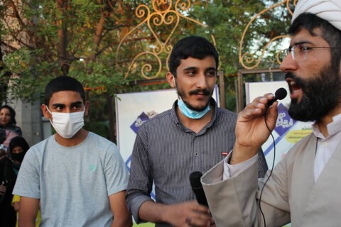 فعالیت‌ گروه تبلیغی روای برای مشارکت حداکثری در انتخابات در پارک های تبریز