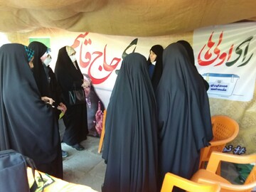 تنور داغ انتخابات در فضای شهر با حضور فعالانه بانوان همدانی