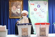 تصاویر /  انتخابات ۱۴۰۰؛ حضور مراجع و علما پای صندوق‌های رأی -۲
