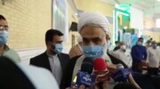 فیلم| گفت‌وگوی امام جمعه قزوین با خبرنگاران مستقر در شعبه اخذ رای