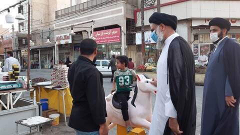 حضور سرزده نماینده ولی فقیه در خوزستان از بازارچه محلی منطقه کیان اهواز