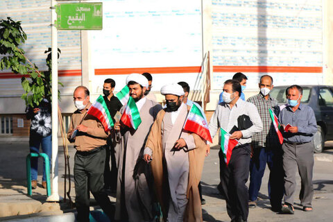 تصاویر روحانیون یزدی همگام با اقشار مردم در شعب اخذ رأی