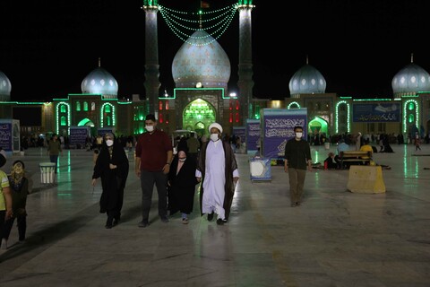 تصاویر/ آخرین ساعات انتخابات ۱۴۰۰ در مسجدمقدس جمکران