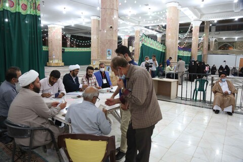 تصاویر/ آخرین ساعات انتخابات ۱۴۰۰ در مسجدمقدس جمکران
