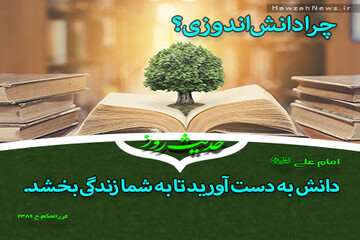 عکس نوشت | چرا دانش اندوزی؟