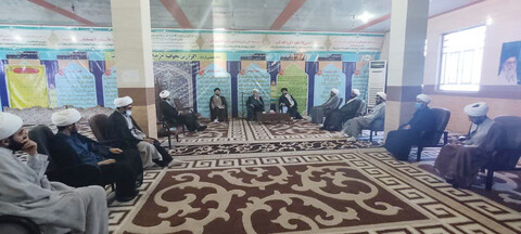 دیدار مدیر حوزه علمیه خوزستان با کادر مدرسه علمیه امیدیه