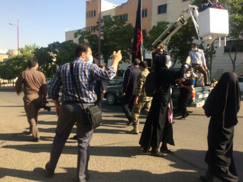 تصاویر / وداع مردم شهر شال با  پیکر مطهر شهید گمنام دفاع مقدس