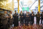 تصاویر/ ترکی کے سفیر کی روضہ مبارک حضرت عباس علیہ السلام پر حاضری
