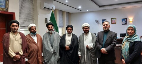 مجمع علماء و خطباء حیدرآباد دکن کی ایرانی جنرل قونصلیٹ مہدی شاہ رخی سے خیرسگالی ملاقات