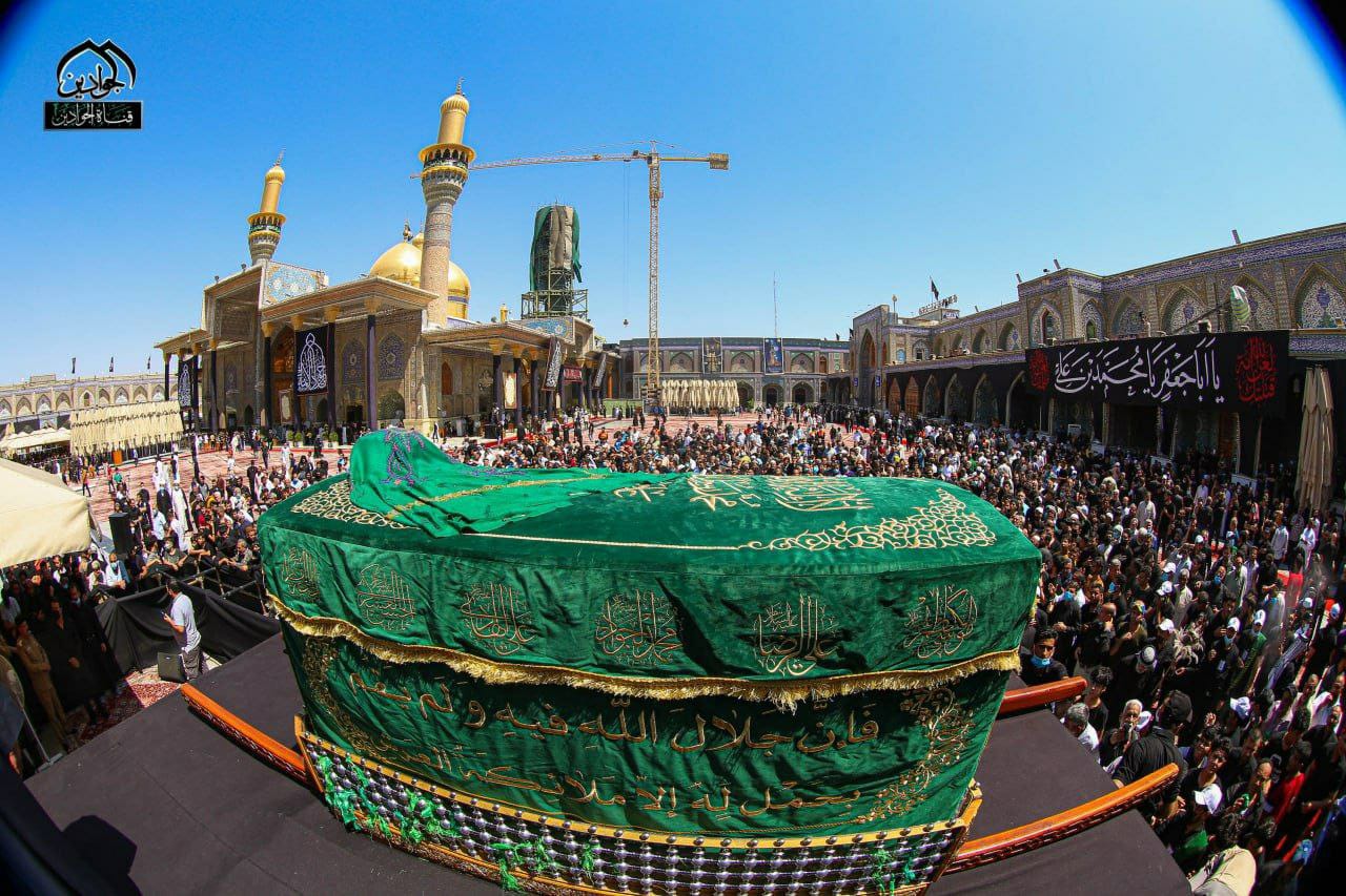 تصاویر/ امام محمد تقی(ع) کی المناک شہادت کے احیاء کے لئے روضہ مبارک کاظمین (ع) میں حزن و ملال اور سوگ کے مظاہر