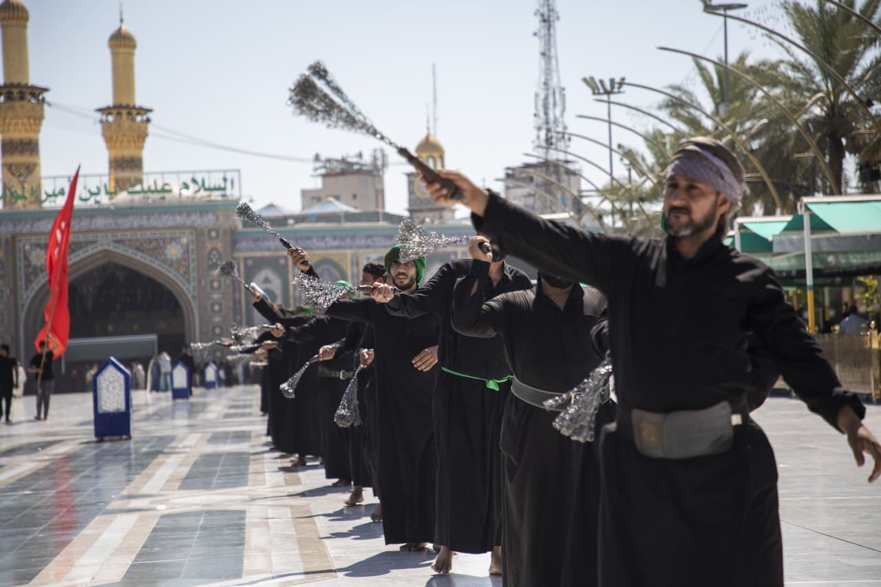 تصاویر/ عزاداری شهادت امام جواد (علیه السلام) در کربلای معلی