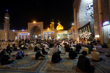 تصاویر/ حال و هوای حرم حضرت معصومه(س) در شب شهادت امام جواد (ع)