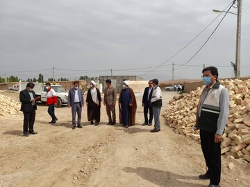 تصاویر/ بازدید نماینده ولی‌فقیه در خراسان شمالی از مناطق زلزله‌زده گرمه و جاجرم