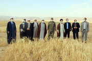 تصاویر/ آئین خداقوت کشاورز با حضور اعضای شورای زکات خراسان شمالی