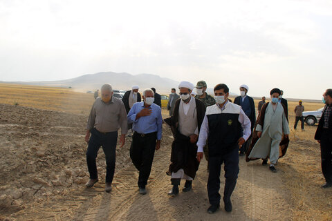 تصاویر/ آیین خداقوت کشاورز با حضور اعضای شورای زکات خراسان شمالی