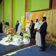 تصاویر / جشن ازدواج جمعی از طلاب و بسیجان مراغه
