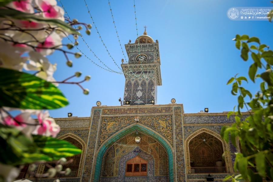 تصاویر/ گل‌آرایی حرم علوی به مناسبت سالروز ازدواج حضرت زهرا(س) و حضرت امیرالمومنین(ع)