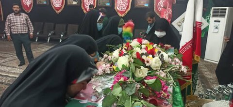 استقبال از شهید گمنام در کنگره شهدای کهکیلویه و بویر احمد