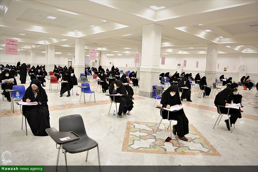 فیلم | گزارشی از برگزاری امتحانات طلاب حوزه علمیه خواهران سمنان