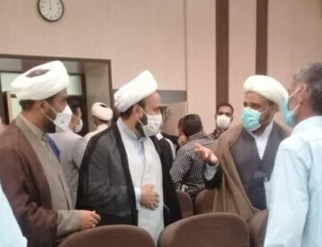 تصاویر/ جلسه معارفه مدیر جدید مدرسه علمیه مهدیه شهرستان زرین دشت استان فارس