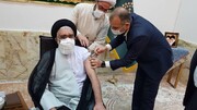 امام جمعه قم واکسن ایرانی زد