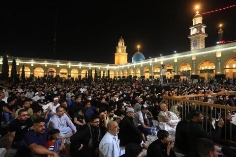مراسم عزاداری شهادت حضرت مسلم بن عقیل (ع) در مسجد کوفه