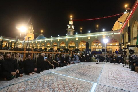 مراسم عزاداری شهادت حضرت مسلم بن عقیل (ع) در مسجد کوفه
