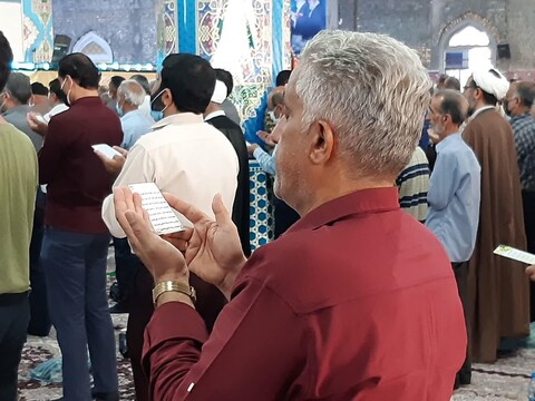 تصاویر/ اقامه نماز عیدقربان در مصلای بقیه الله الاعظم (عج)کاشان