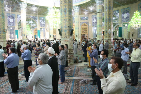 تصاویر/ نماز عید قربان در مسجد مقدس جمکران به امامت آیت الله اعرافی
