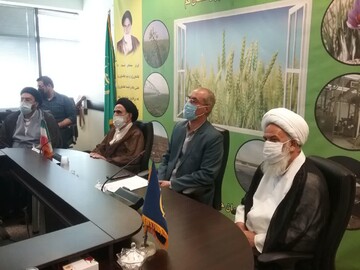 بازدید حجت الاسلام والمسلمین ربانی از سازمان جهاد کشاورزی قم + تصاویر
