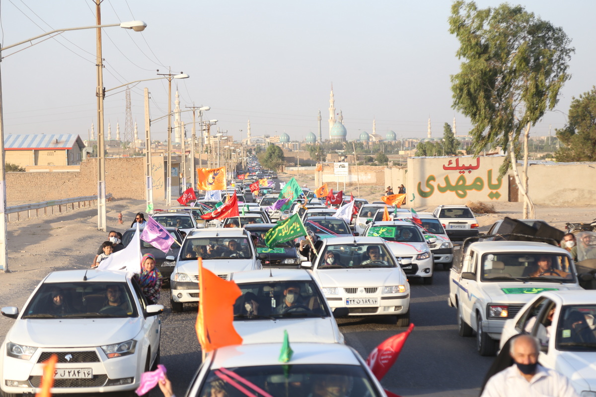 تصاویر / کاروان جشن خودرویی "غدیر تا ظهور" در قم