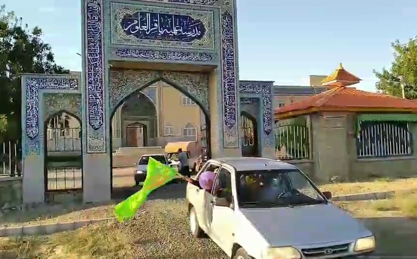 فیلم | کاروان جشن عید غدیر در شهرستان راز و جرگلان