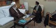 وزیر اطلاعات با مراجع عظام تقلید و علما دیدار کرد+ تصاویر