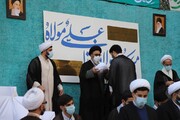 تصاویر / مراسم عمامه گذاری طلاب حوزه علمیه بناب در روز عید غدیر خم