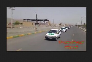 فیلم | کاروان شادی عید غدیر در شهرستان بشاگرد
