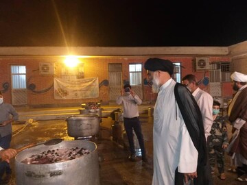 خداقوت نماینده ولی‌فقیه در خوزستان به جهادگران ضیافت علوی