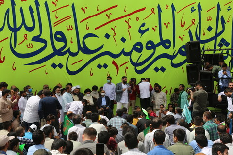 تصاویر/ جشن عید غدیر سادات در حرم مطهر