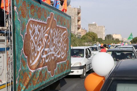 کاروان خودرویی جشن غدیر در کاشان
