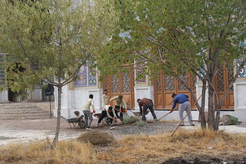 آماده سازی مدرسه امام زین العابدین(ع) در امام زاده شاه جمال الدین(ع) قم