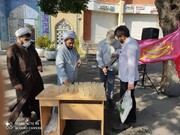 فعالیت طلاب حوزه علمیه ولی عصر(عج) تبریز در عید غدیر از نگاه دوربین