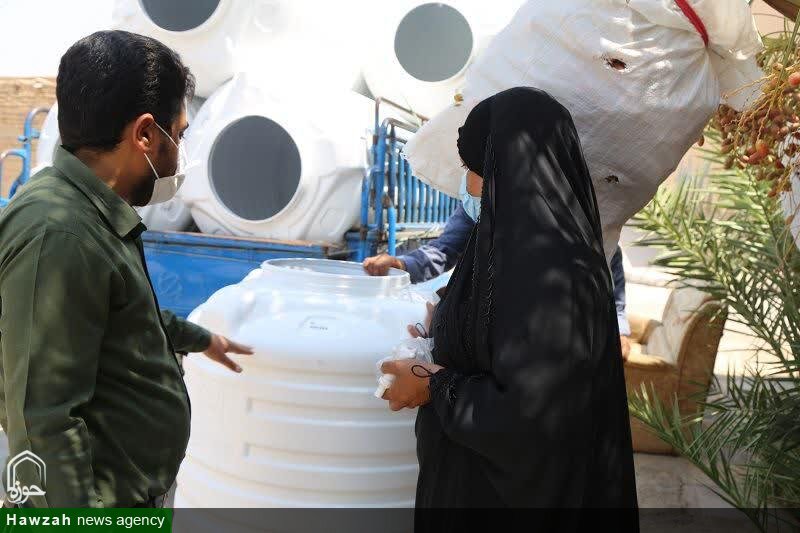 فعالیت یک هزار طلبه در جریان بحران آب خوزستان | تشکیل ۵ قرارگاه و خدمت رسانی ۱۰۰ گروه جهادی | جهاد ادامه دارد...