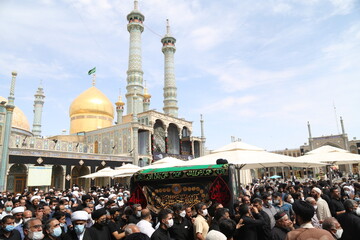 تصاویر / مراسم تشییع پیکر آیت‌الله سید عادل علوی لاجوردی