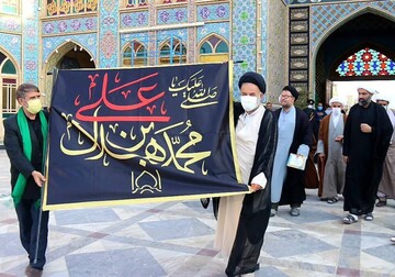 مراسم اذن عزا در آستان هلال بن علی(ع) برگزار شد